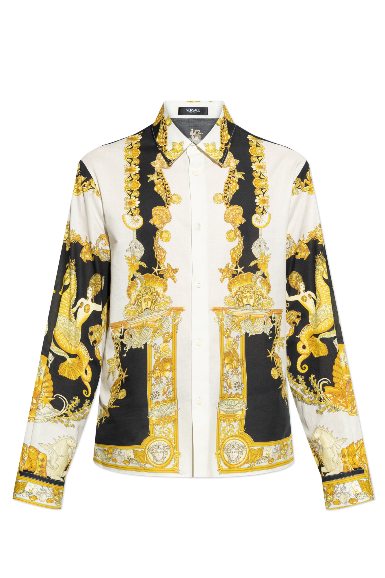 関税込★VIP価格【VERSACE】Tシャツ コーラル シアター Multicolour Shirt with `Coral Theatre` print Versace - Vitkac AS